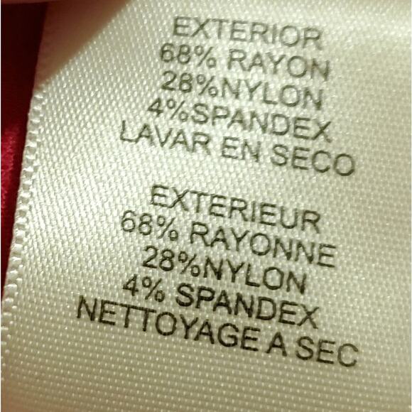 EUC Eliza J Fuchsia Fit and Flare 3/4 Sleeve Stretchy Dress Sz 10 - Picture 7 of 9